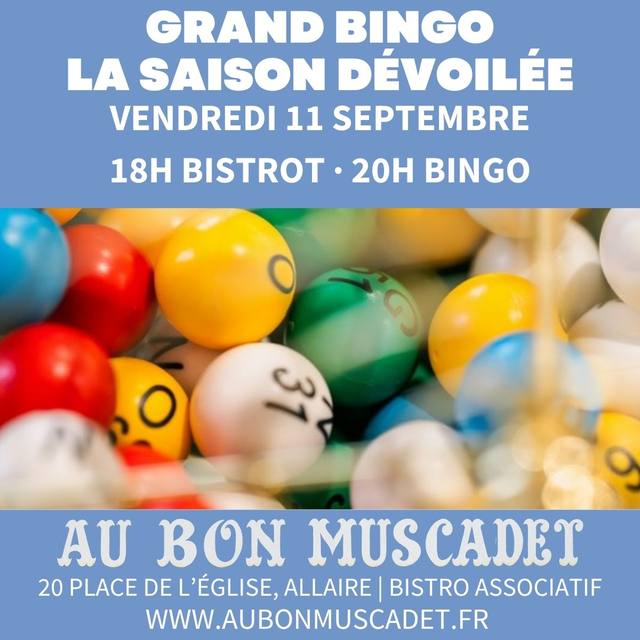 Affiche : Grand bingo, la saison dévoilée, 11 septembre 2026